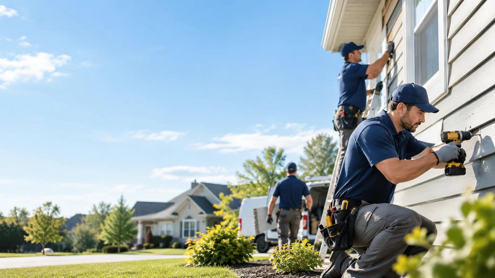Cracked Siding Repair in De Graff, OH